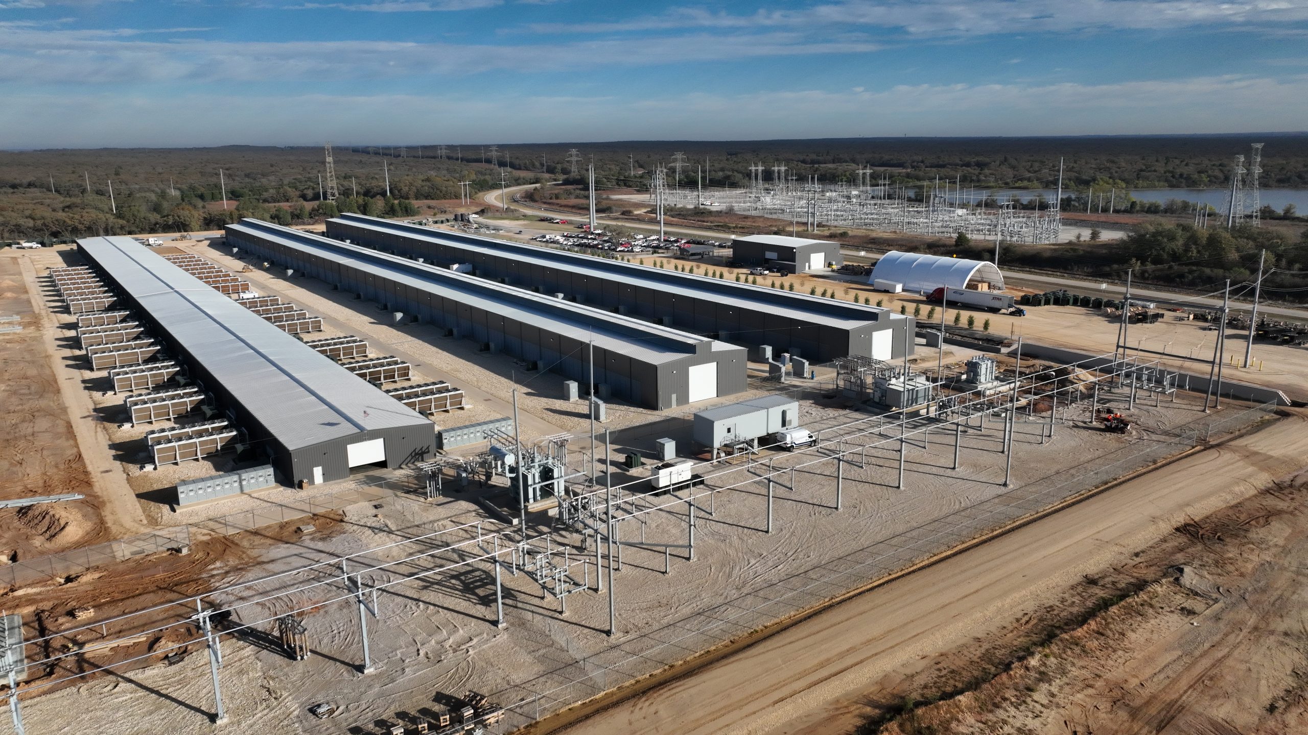 Riot Blockchain's Data Center in Rockdale, Texas