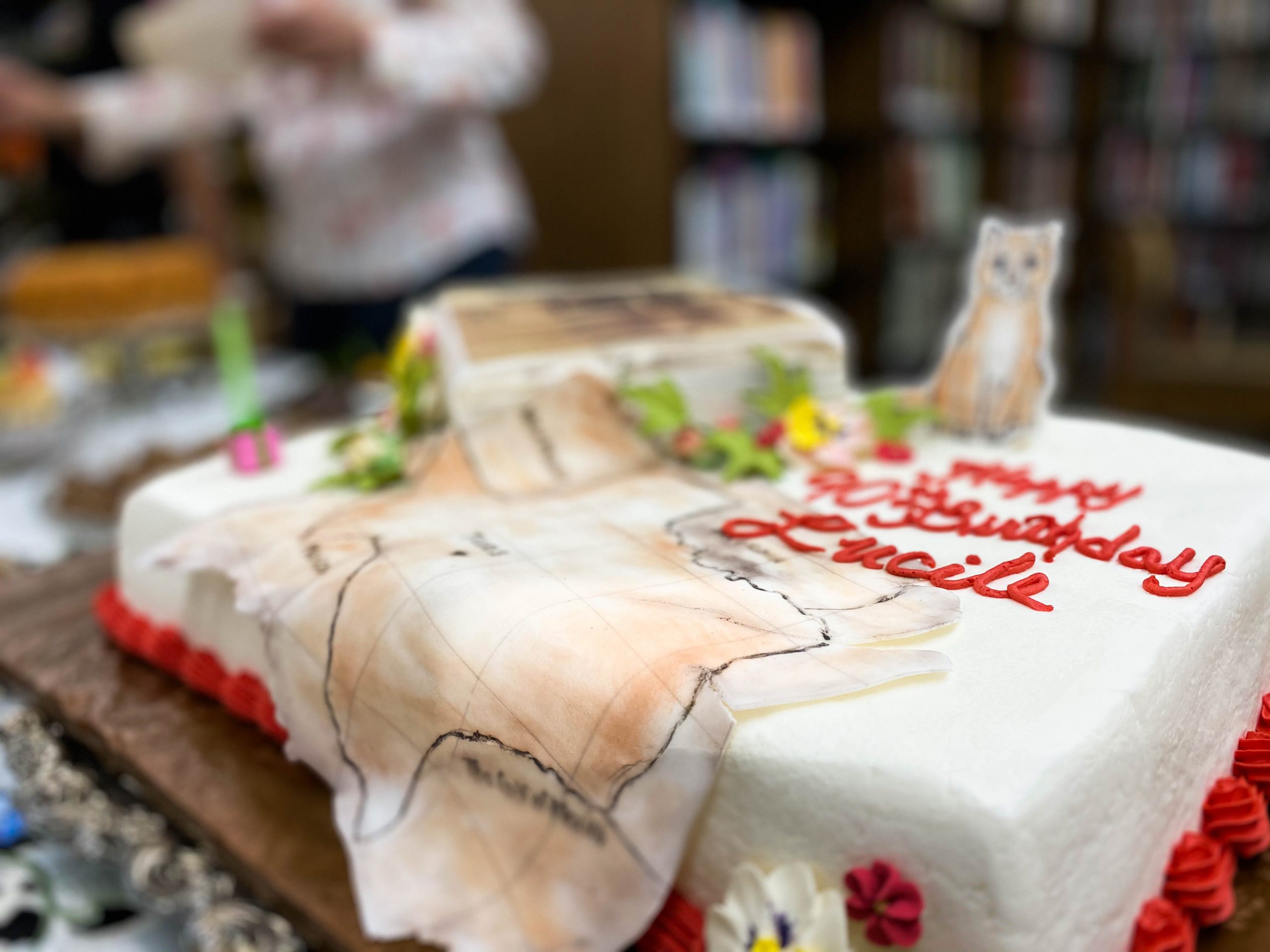 Dr. Lucile Estell Birthday Cake Minus the 90 Candles