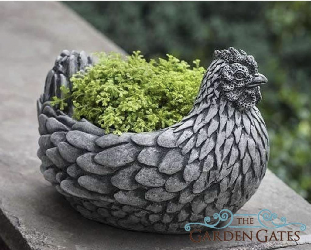 Campania International Chicken Planter|Chad Everett Harris Planters